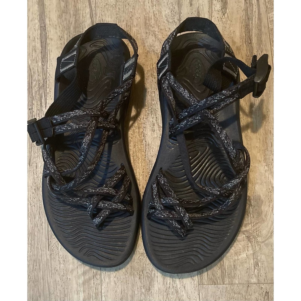Chaco Z Volv X2 Black & Gray Strappy Sandals